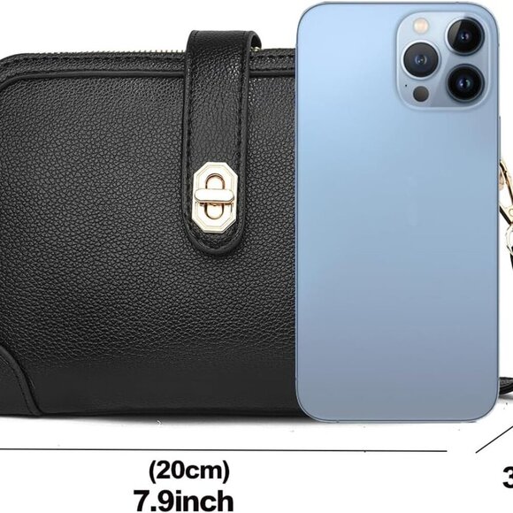 Small Crossbody Bags for Women Fashion Cell Phone Purse Ladies Multiple Pockets - Picture 4 of 7